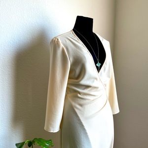 Sexy see-through wrap dress